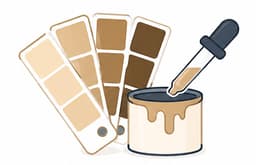 Colour matching — match a hex to catalogue paint shades