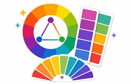 Colour harmony generator — complementary and triadic palettes